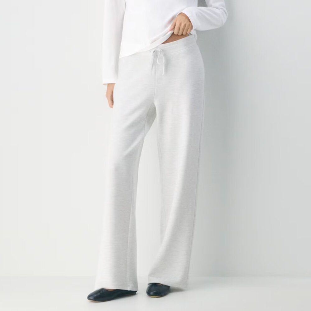 Aritzia New Wafflex Pant in Heather Chrome White, XS, Heather Grey Sweatpants